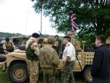 Discussing British Army landies.